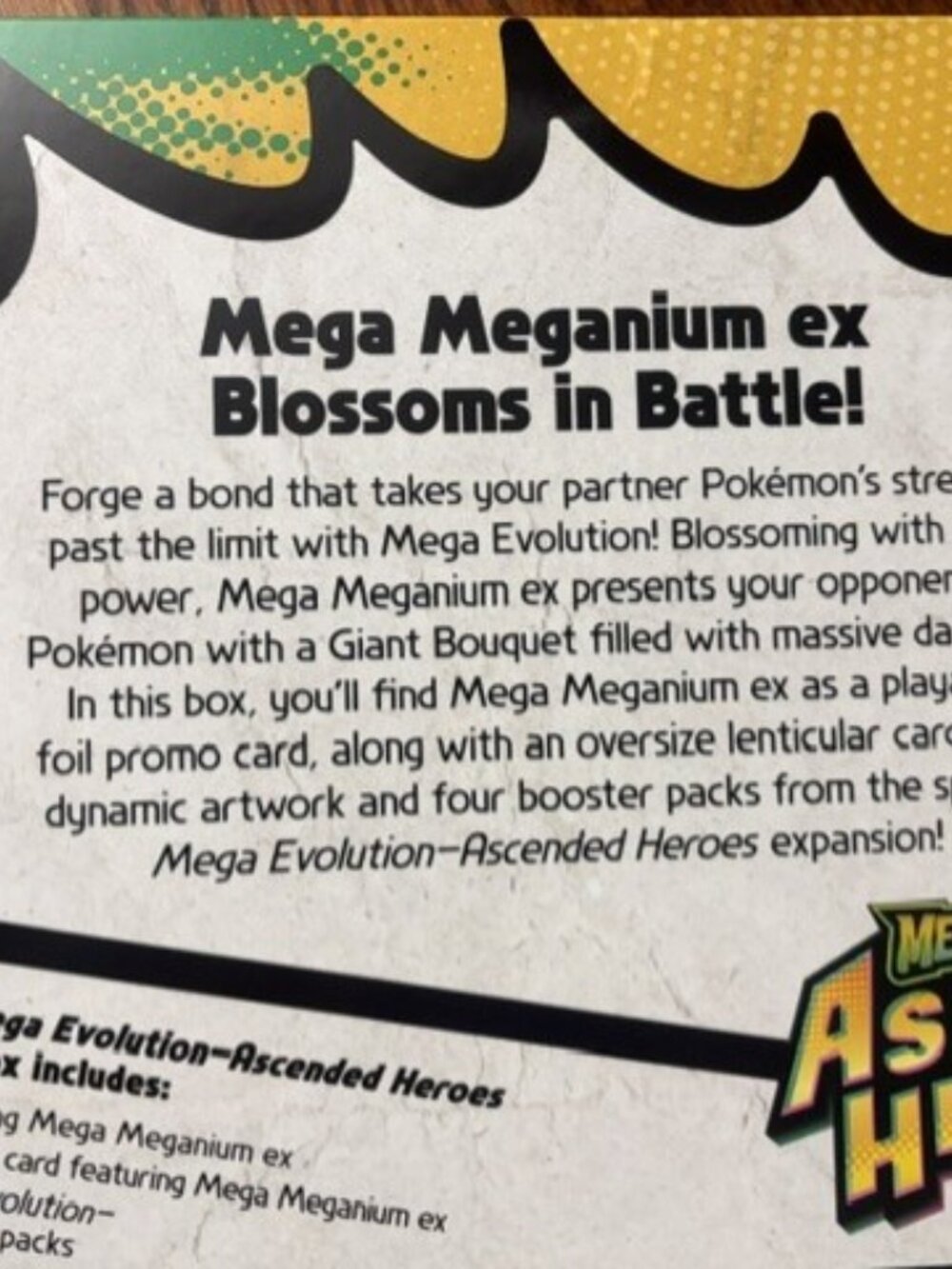 Pokemon TCG: Mega Evolution Ascended Heroes Mega Meganium ex Box New Sealed - Picture 7 of 8